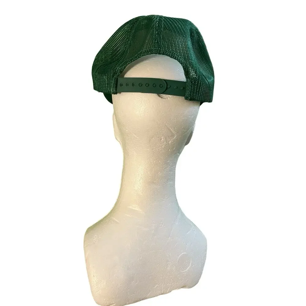 Vintage Area Host Trucker Hat Green Mesh SnapBack Patch Cap